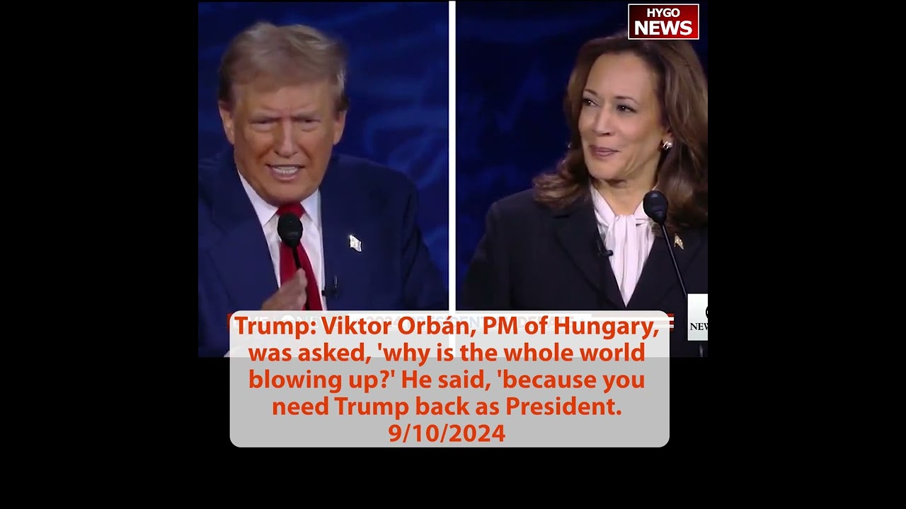 Trump UNLEASHED: I’m talking now, DOES THAT SOUND FAMILIAR? Viktor Orbán you need Trump back