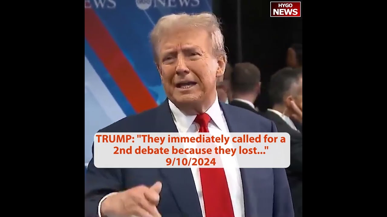 Trump: If you won the debate & immediately want rematch you lost; Tulsi Gabbard, Vance, DeSantis