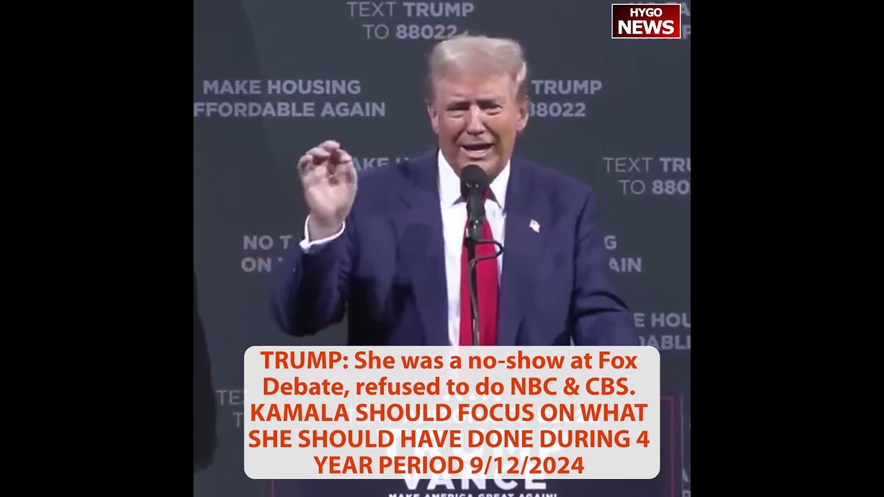 TRUMP: “THERE WILL BE NO THIRD DEBATE!” Claims Victory, was “angry” at debate; Kamala no-show at Fox