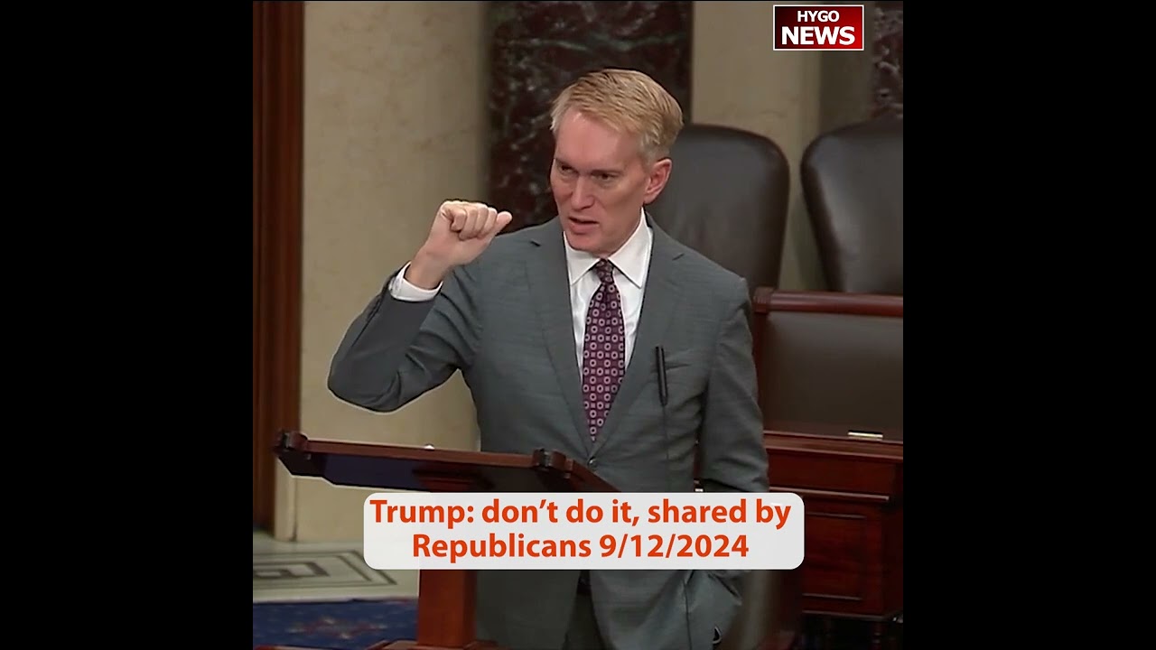 Lankford Calls Out Kamala Re-Write of History; If not enforce Trump Border at least Obama Border