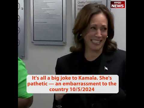 It’s all a big joke to Kamala, lack of response to hurricane, “very appreciative” of her “work