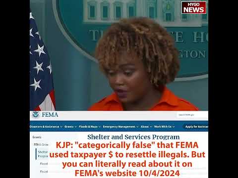 KJP Flatly Denies FEMA Resources Used for Migrants, Her Own Words in 2022 Say Otherwise