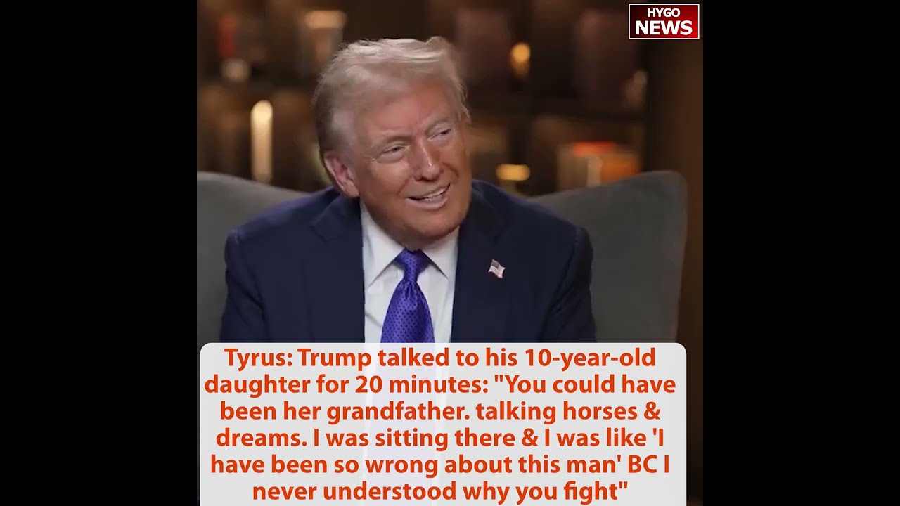 Tyrus on Trump talked to his 10-year-old daughter, You could have been her grandfather