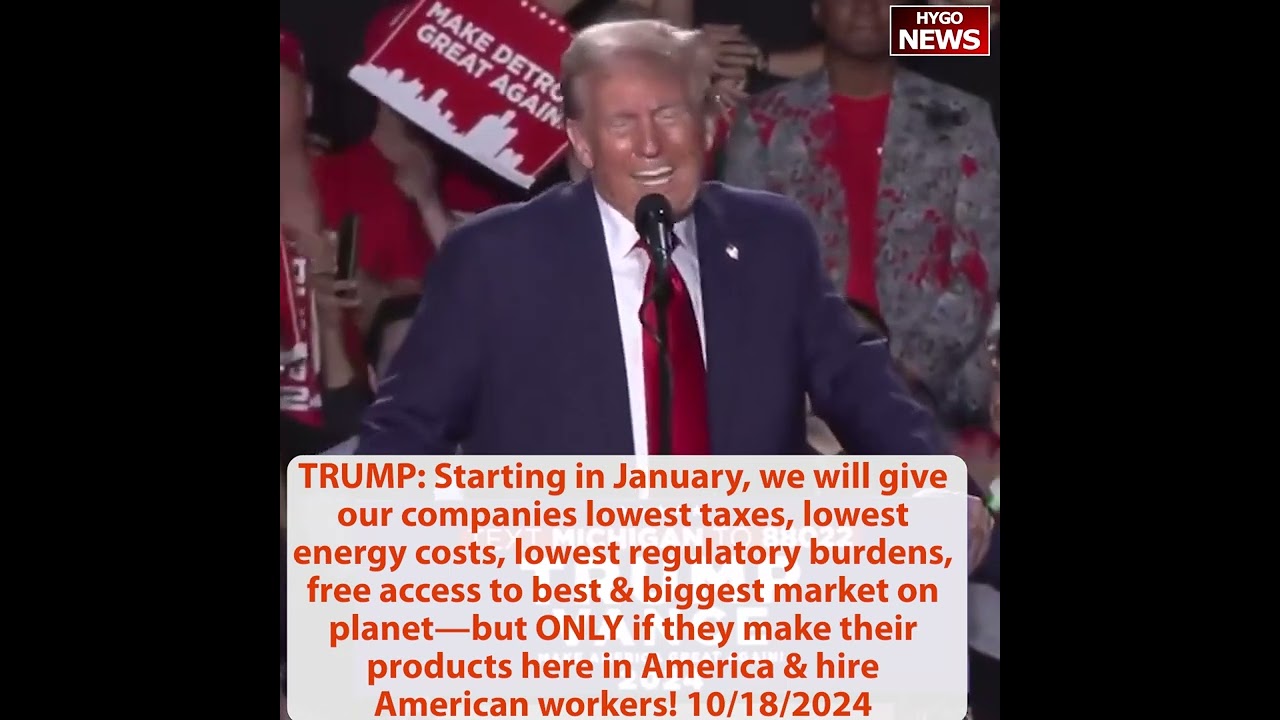 TRUMP: Some say me a protectionist, yes, I will PROTECT, protect our workers, protect our jobs