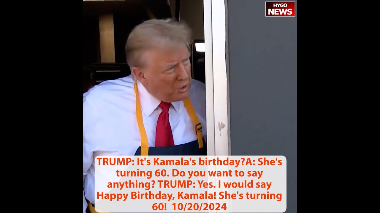 TRUMP: Happy Birthday, Kamala! She’s turning 60! ; Obama Pushes Lies About Trump’s Mental State