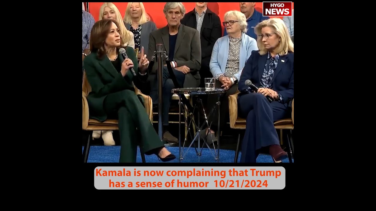 Kamala complaining Trump has sense of humor; Trump: don’t think she’s funny, Nobody wants to be with