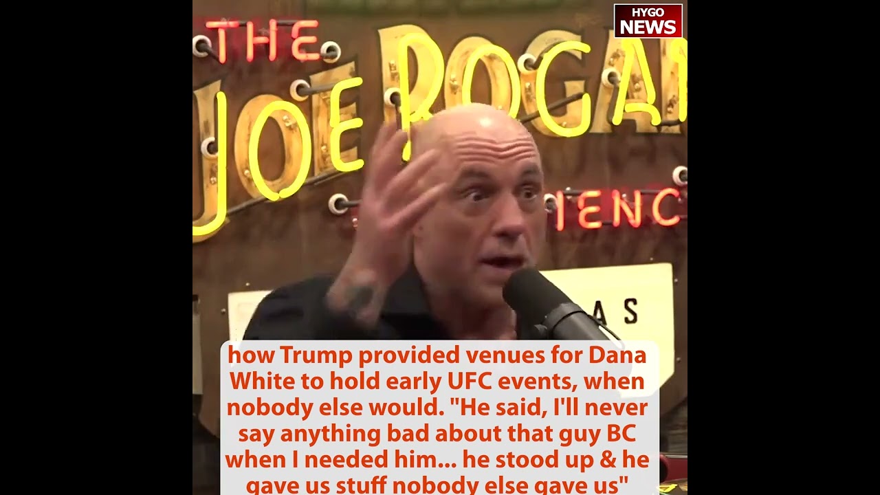 Trump provided venues for Dana White to hold early UFC events, White very loyal guy