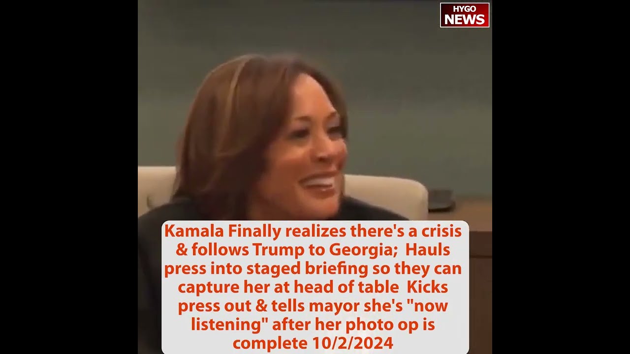 Kamala too busy fundraising, makes sure cameras her choreographed photo op; Walz criticizing Trump