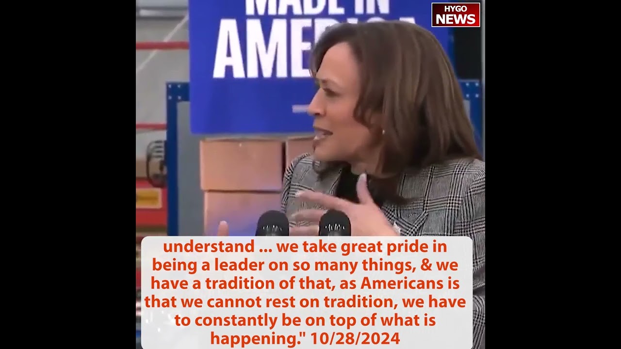 Kamala tours semiconductor plant: Can I touch it? Q: accuse you of pandering?