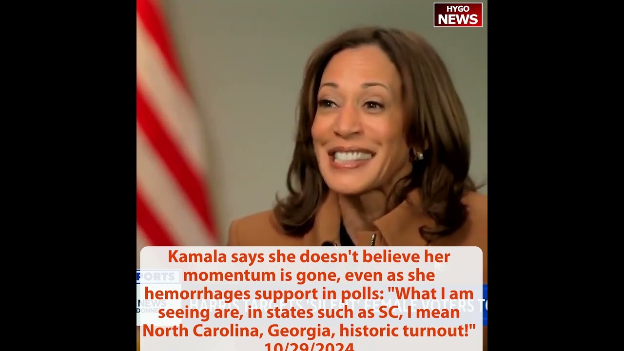 Biden unwell; Kamala awkward Chant Crowd Goes Completely Silent; Kamala’s numbers have gone down