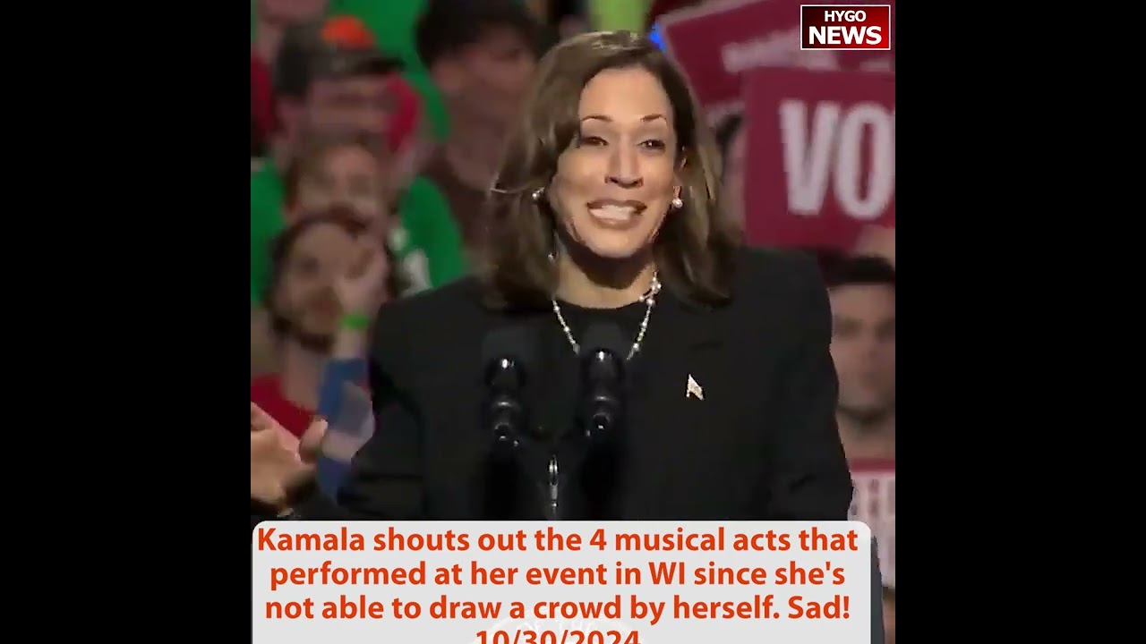 Kamala repeats I AM SPEAKING after interrupted by protesters; Q: How can you bring people together