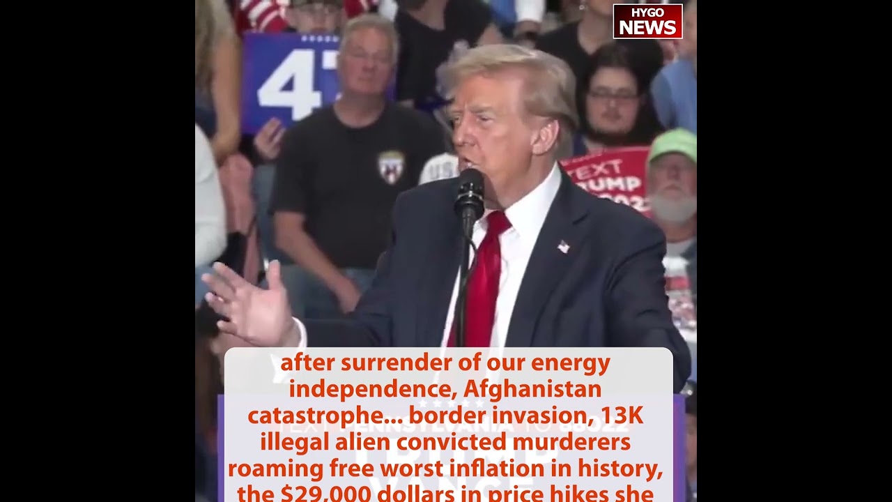 TRUMP: energy independence, Afghanistan, border invasion, worst inflation, worst hurricane response