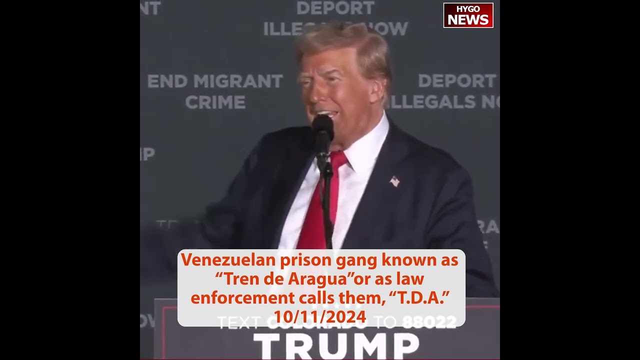 TRUMP: Venezuelan prison gang “Tren de Aragua”“T.D.A.” were in Border Patrol custody but RELEASED