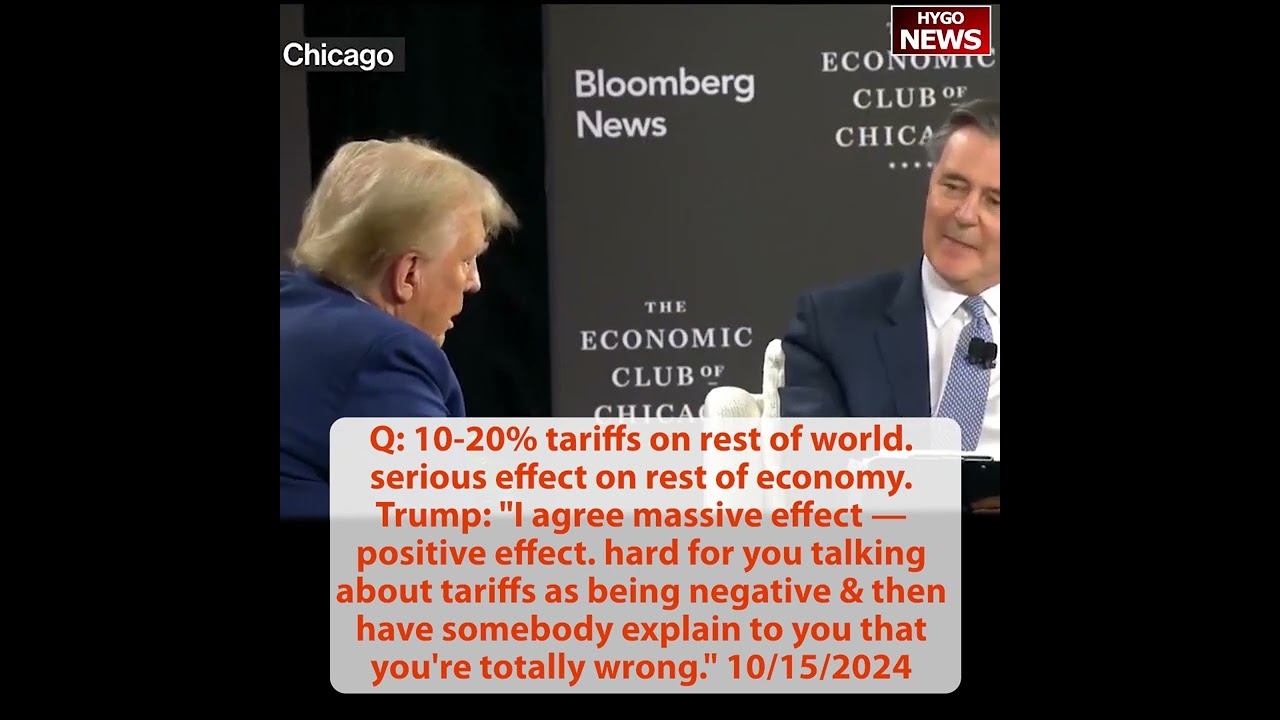 Audience Erupts in Laughter, Trump humiliated Bloomberg on Tariffs: you’re totally wrong 25 years