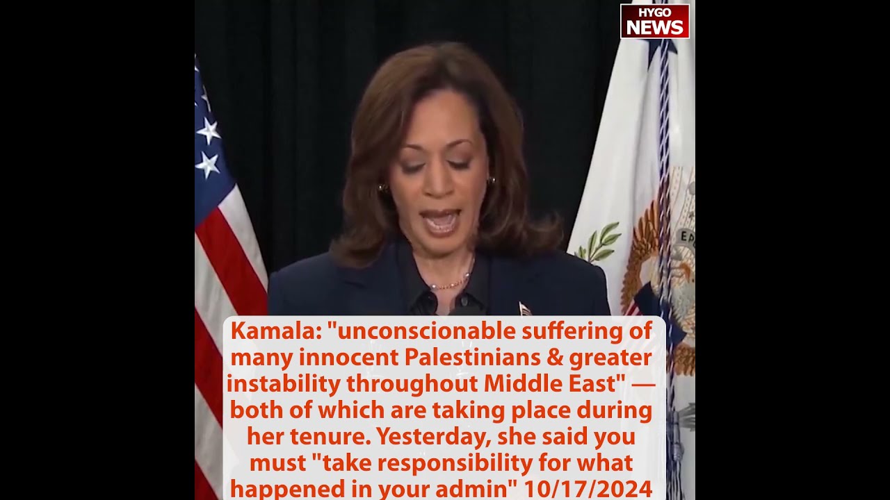 Kamala remarks on Hamas leader Yahya Sinwar; In March, Kamala: huge mistake she studied the maps