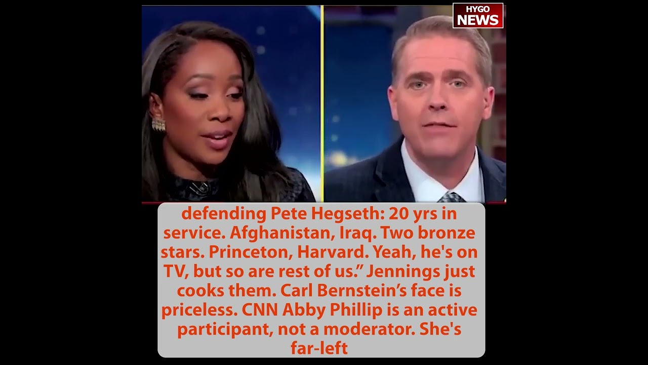 Jennings scorched CNN panel defending Pete Hegseth: 2 bronze stars. Princeton, Harvard. Iraq, Afghan