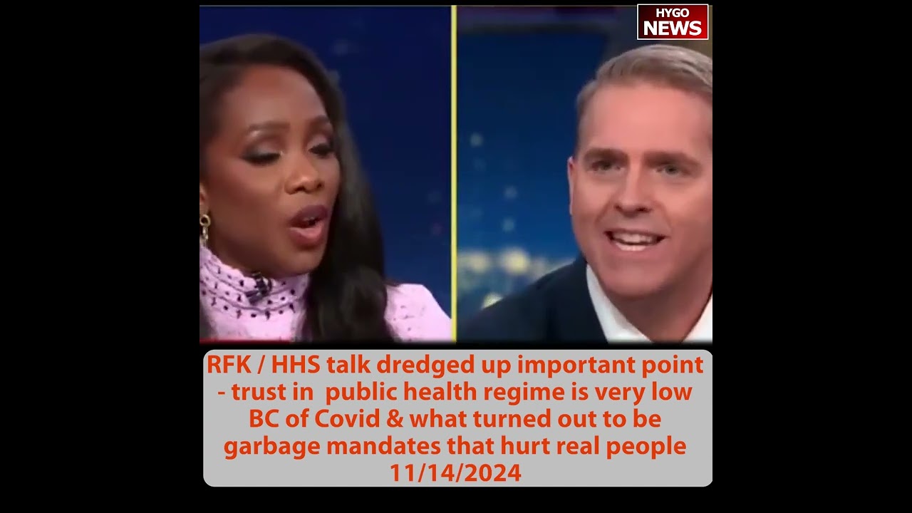 Jennings on RFK/HHS: trust in health low; current HHS Sec Xavier Becerra zero medical credentials