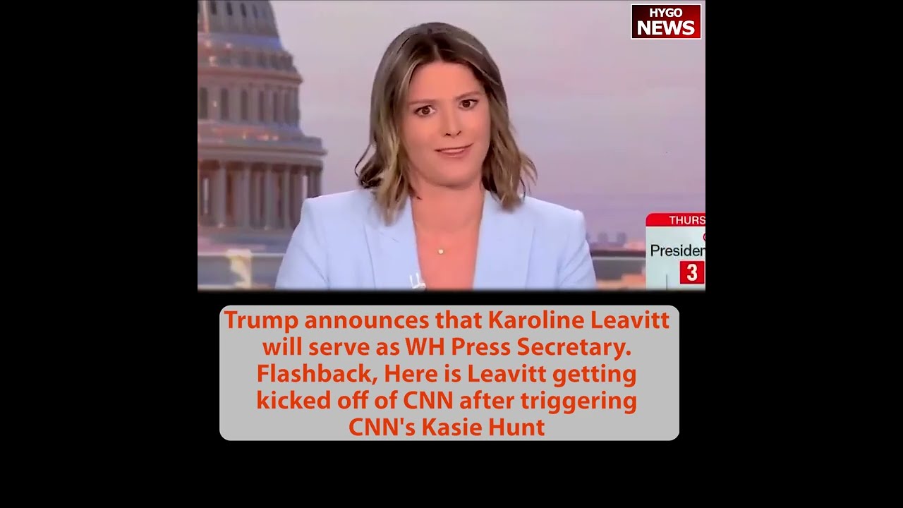 Breaking: Trump announces Karoline Leavitt as White House Press Secretary; Compared With KJP