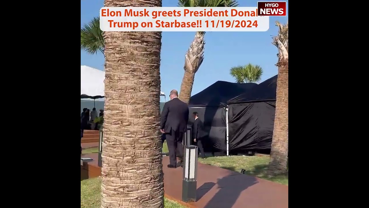 Elon Musk greets Trump on Starbase!! Reporters SCREAM & BEG Biden to Talk, only existential