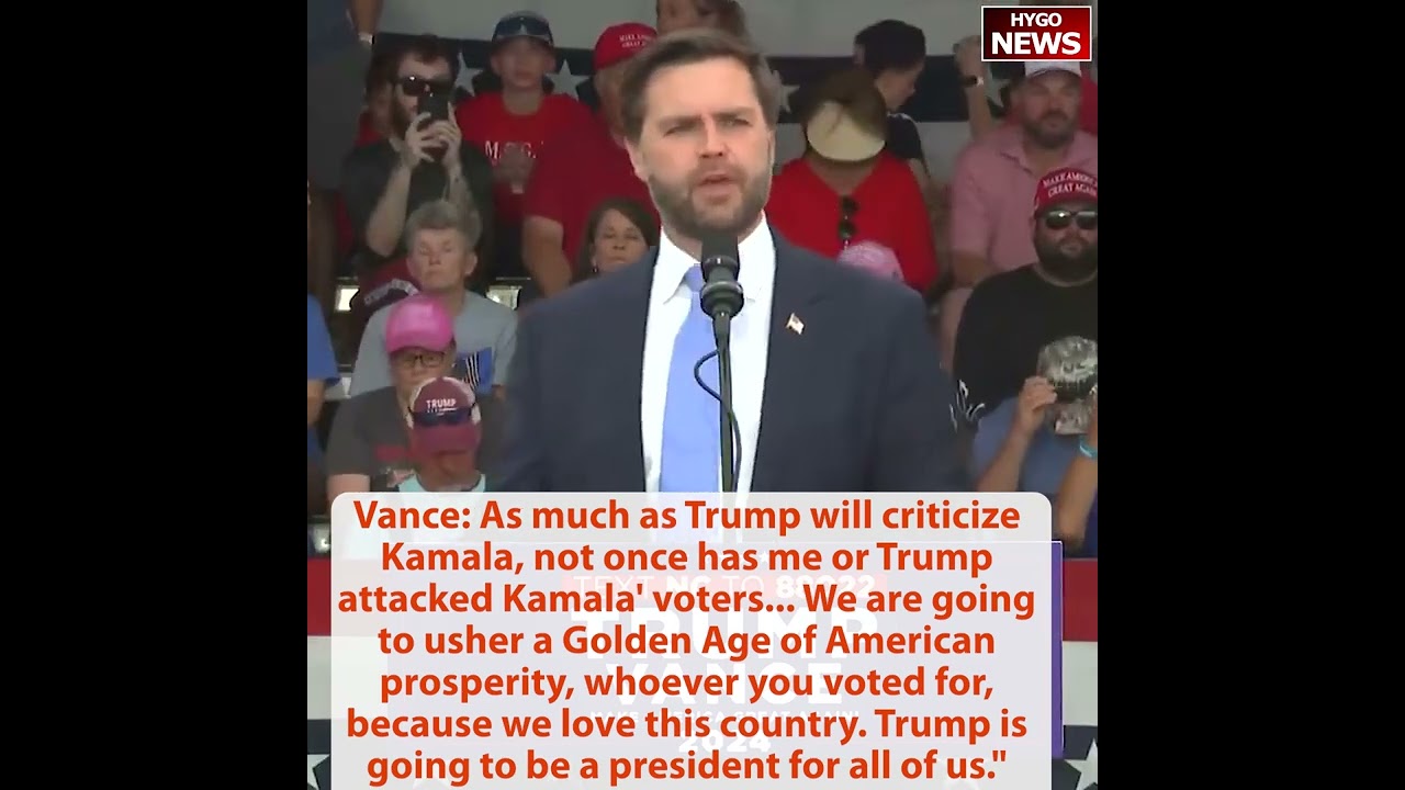 Walz gesticulating again & again; Vance: we not attacked Kamala’ voters, president for all of us