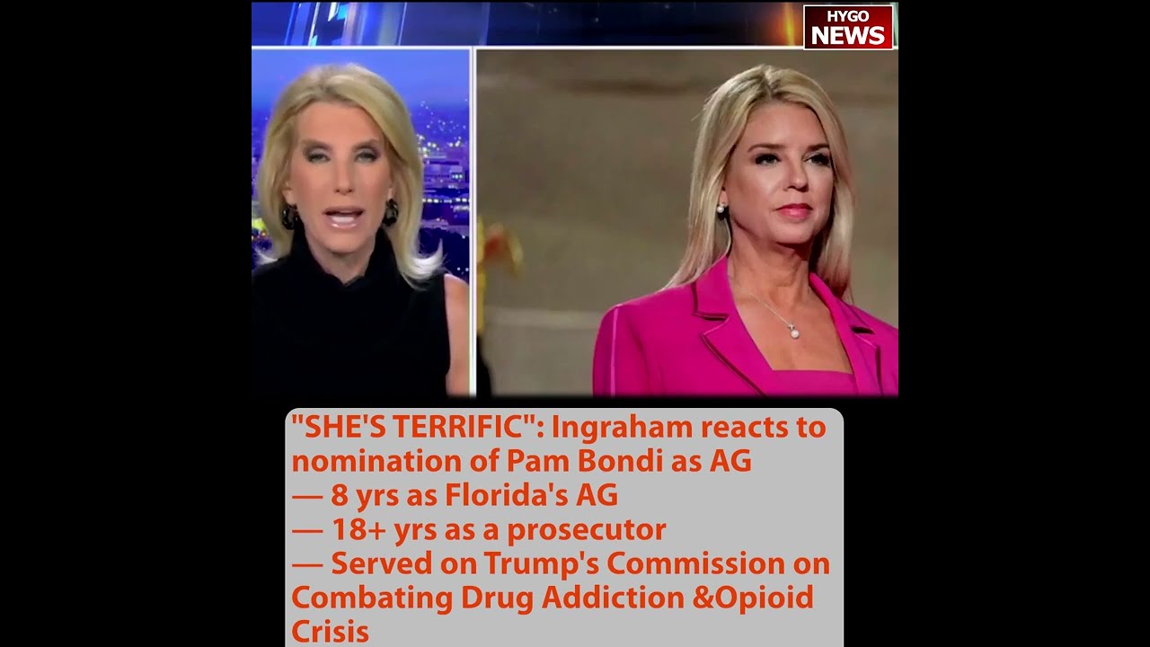 Trump nomination Pam Bondi as AG; “SHE’S TERRIFIC”; MSNBC freaking out BC she’s competent