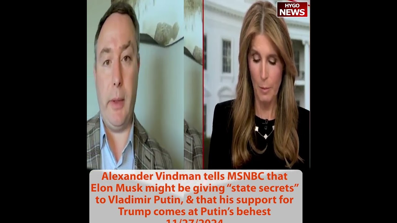 Alexander Vindman: Elon Musk might giving “state secrets” to Vladimir Putin, at Putin’s behest