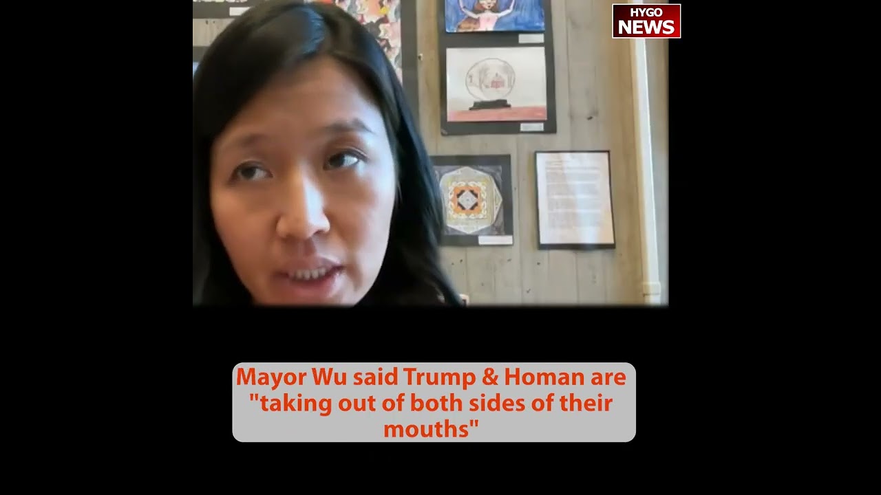 If Trump not run, legal cases never filed; Boston Mayor Wu: Trump & Homan both sides their mouths