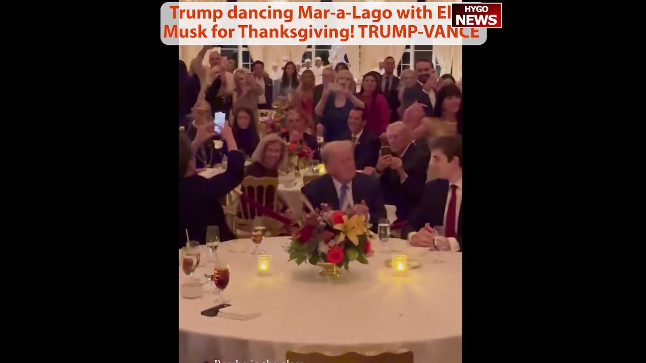 Trump, Melania, Elon, Maye Musk, Tiffany, Barron Mar-a-Lago for Thanksgiving dinner; Justin Trudeau