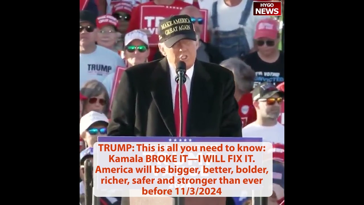 TRUMP: 2 days away, best jobs, biggest paychecks, Kamala BROKE IT—I WILL FIX IT, bigger, safer