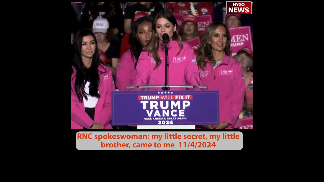 RNC spokeswoman (Born 1995, model & author): My parents came here from former Soviet Union with $90