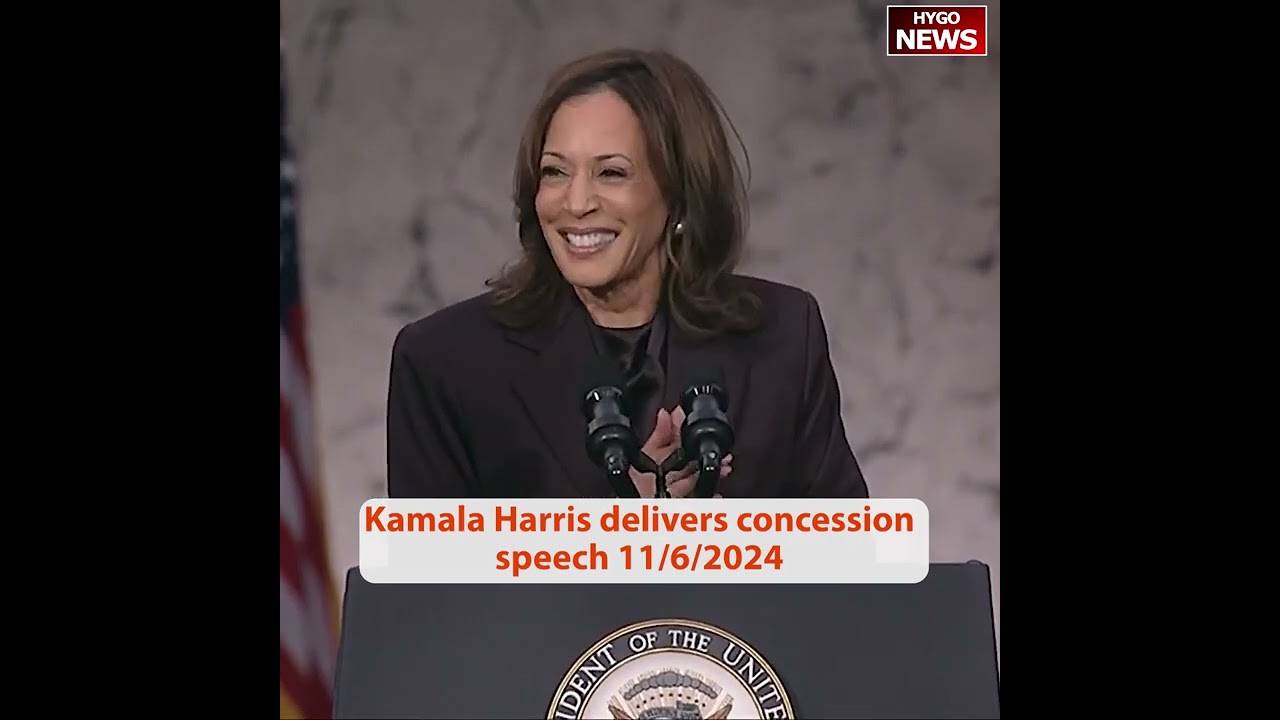 Kamala Concession Speech: I get it experiencing range of emotions, okay to feel sad & disappointed