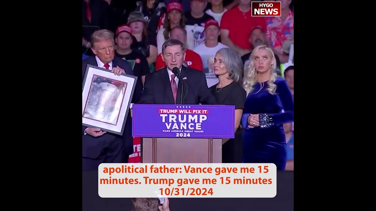 Apolitical father: decent Trump had tear in his eye, but failed Walz; mother begged help get justice