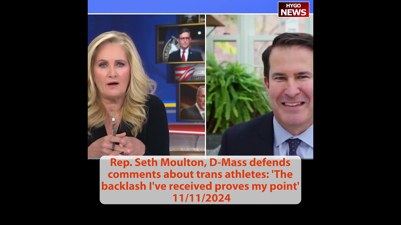 Rep Seth Moulton D-Mass on trans athletes: The backlash I’ve received proves my point