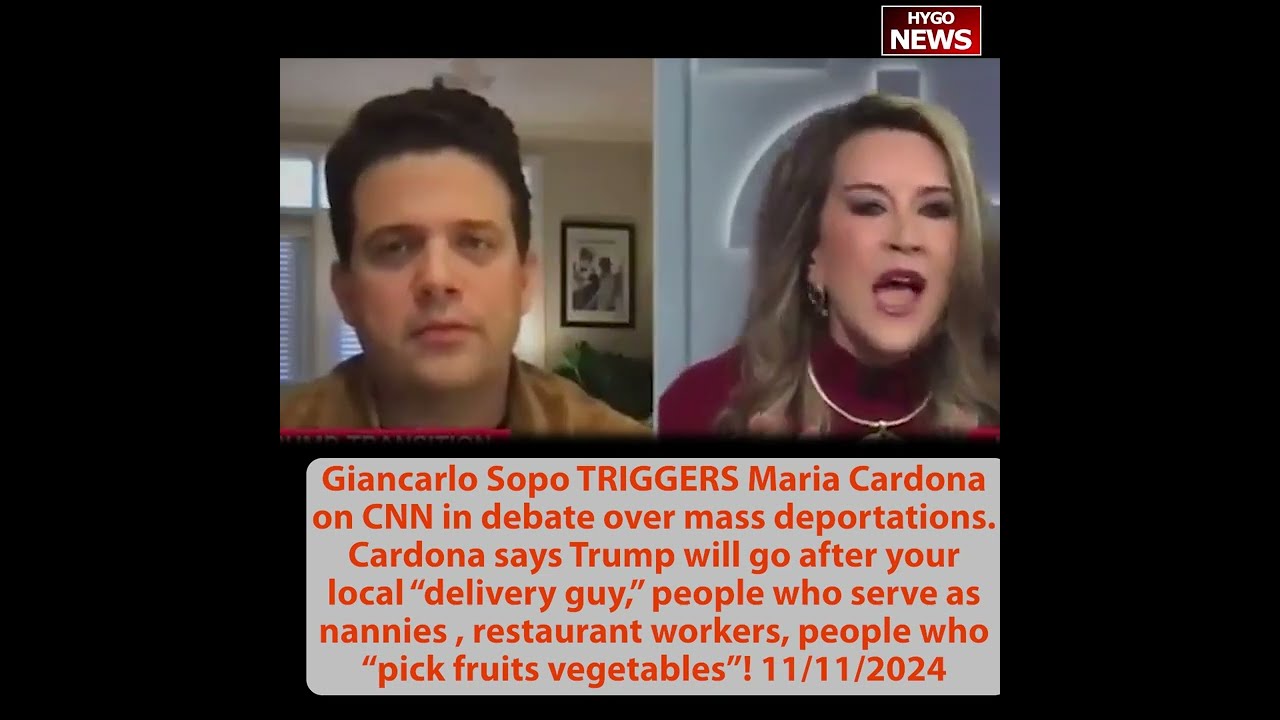 Sopo TRIGGERS Maria Cardona on CNN mass deportations: Hispanics favor strong border against Kamala