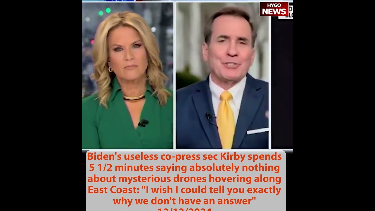 Biden’s useless co-press sec Kirby on drones: I wish I could tell you why we don’t have an answer