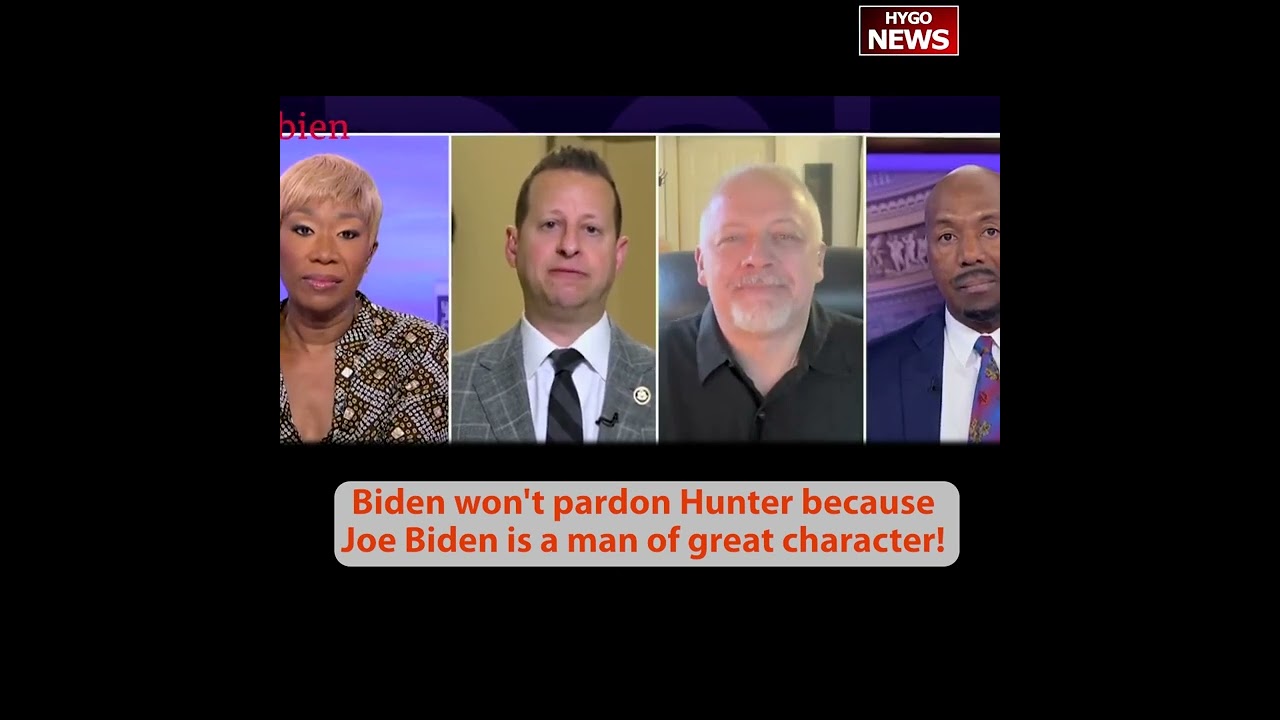 Biden won’t pardon Hunter BC Biden is man of great character! modern George Washington, Respect Law