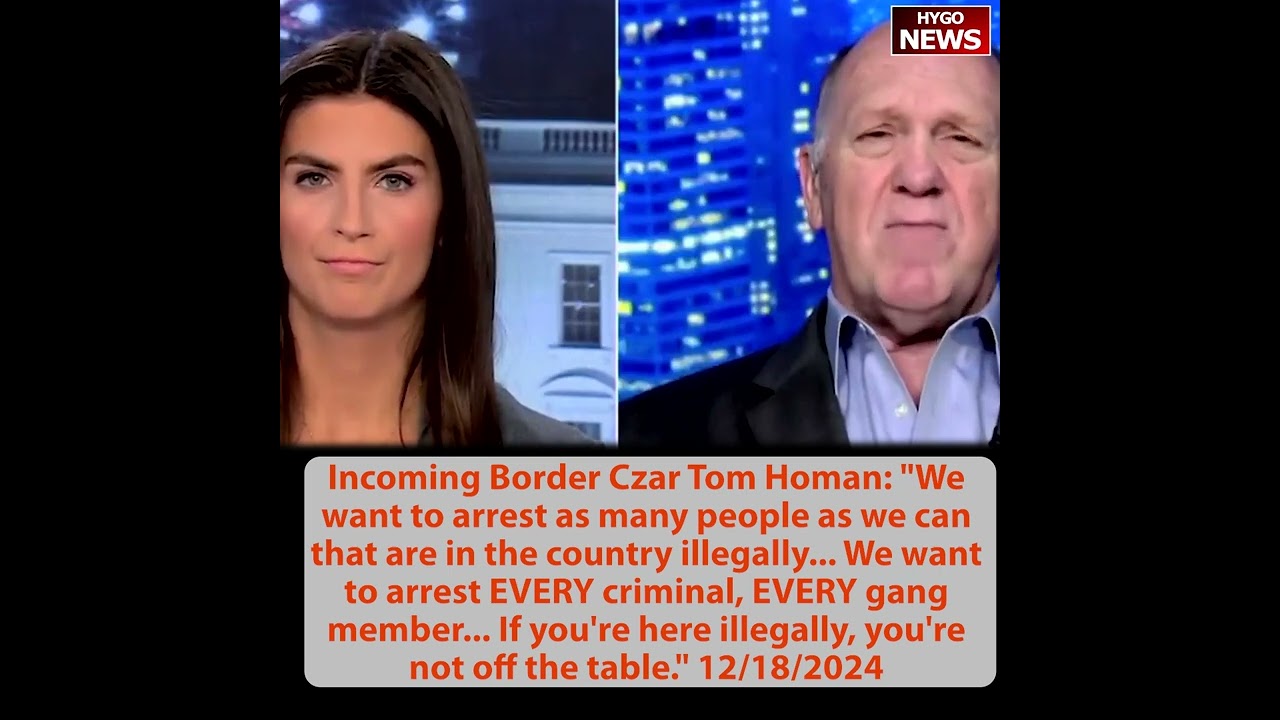 Border Czar Tom Homan:arrest as many people as we can; Miller on Continuing Resolution