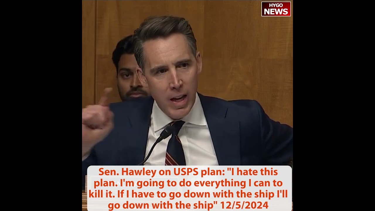 Elon Musk & Son & Vivek DOGE meeting; Hawley on USPS: I hate this plan, kill it, go down with ship