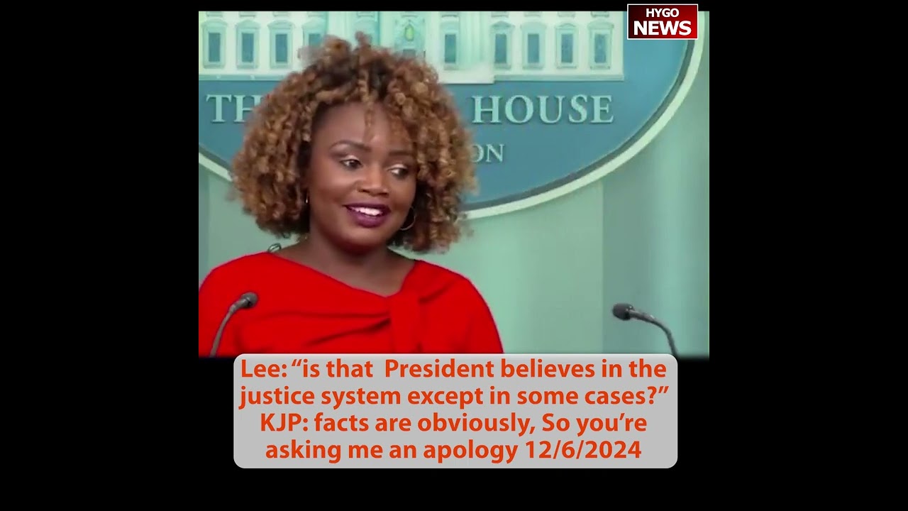 KJP: Biden “preemptive pardons”; Lee: President believes in justice system except in some cases?