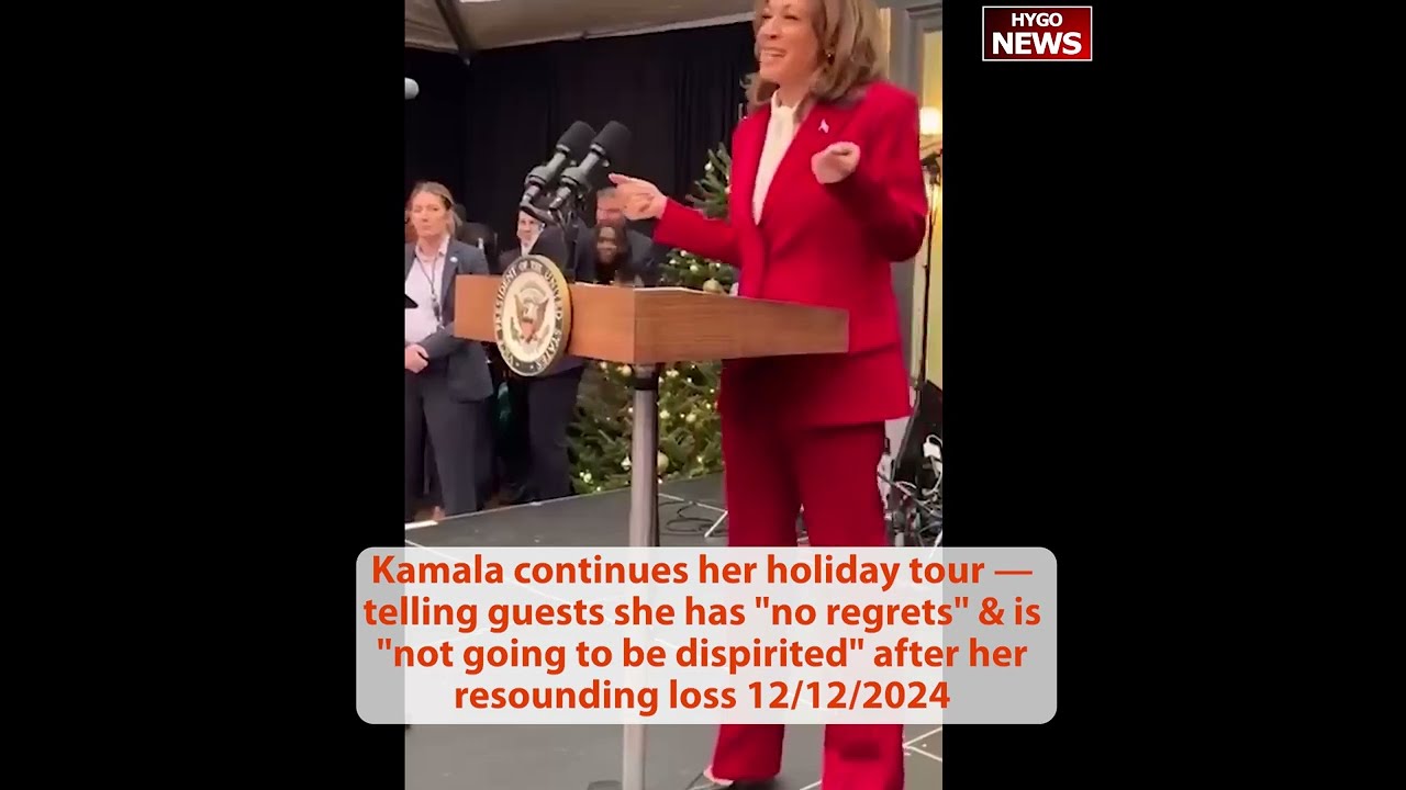 Kamala continues her holiday tour, no regrets not be dispirited; Sen Fetterman: best outcomes