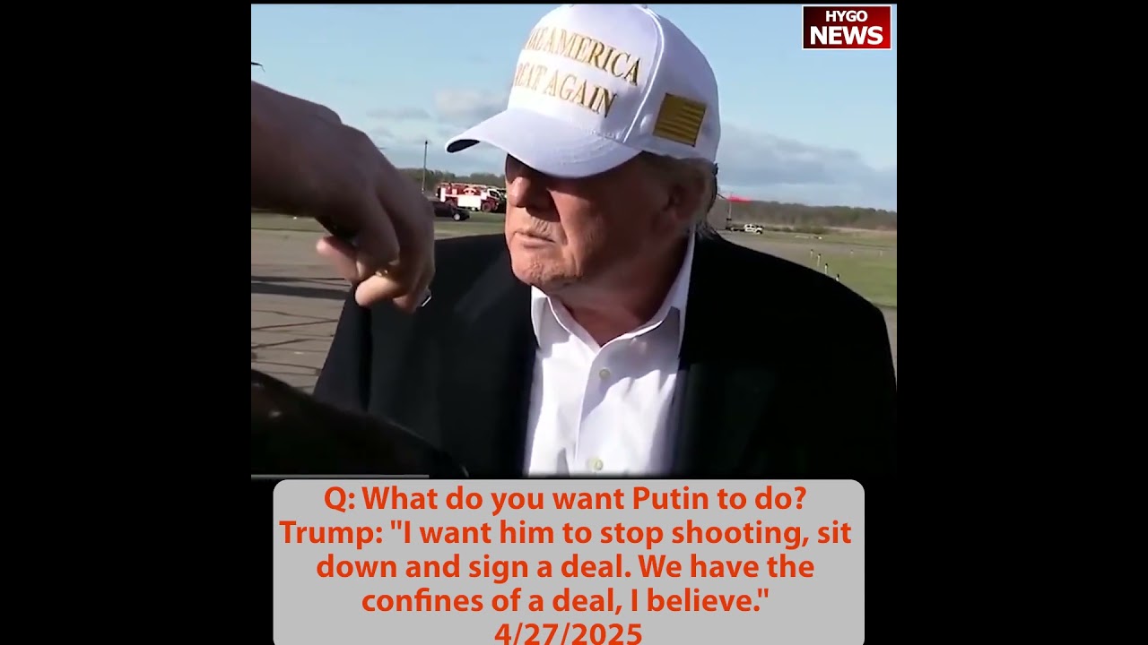 Trump & Eagles running back Barkley; Trump on Zelenskyy & Putin: good meeting sit down & sign a deal