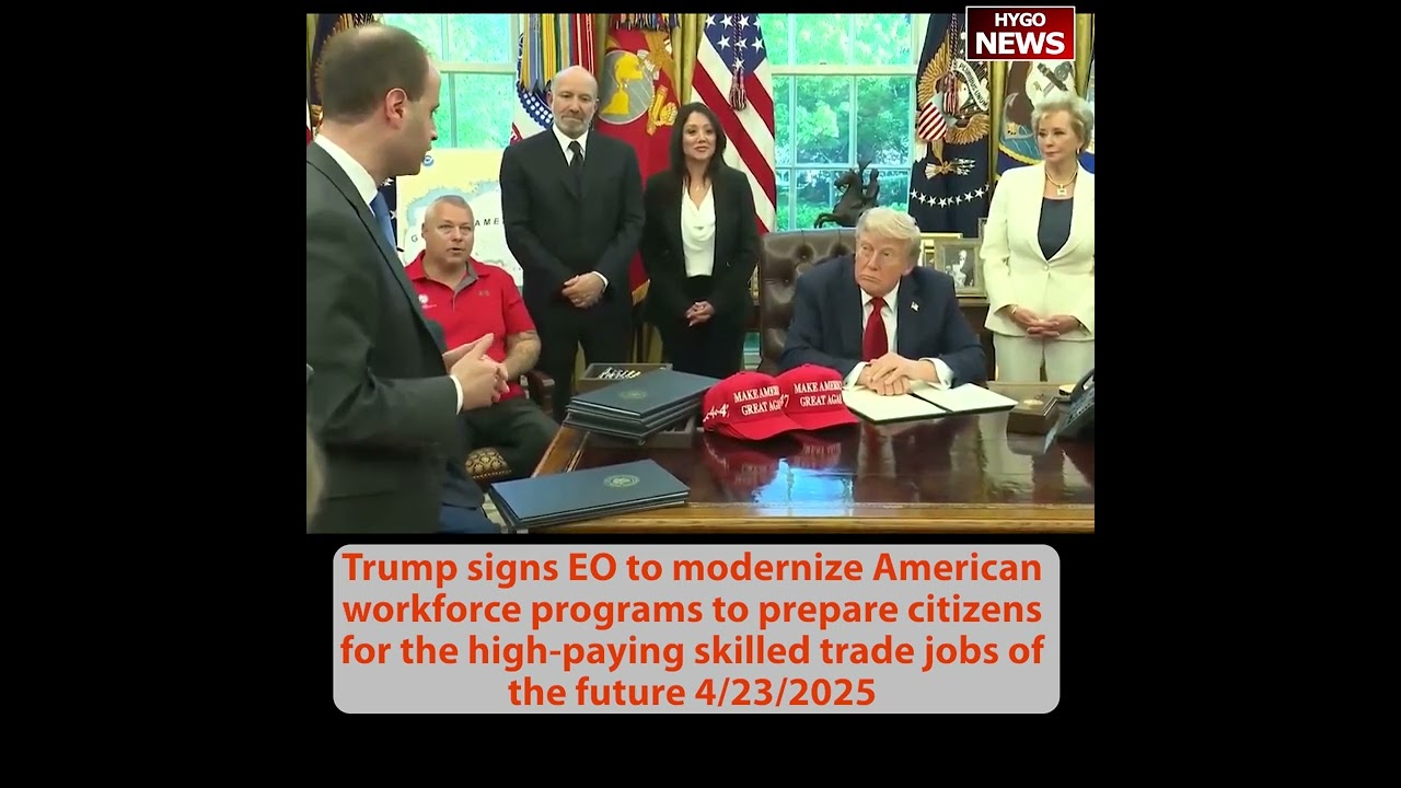 Trump: not want Canada cars, direct contact China every day, EO high-paying skilled trade jobs
