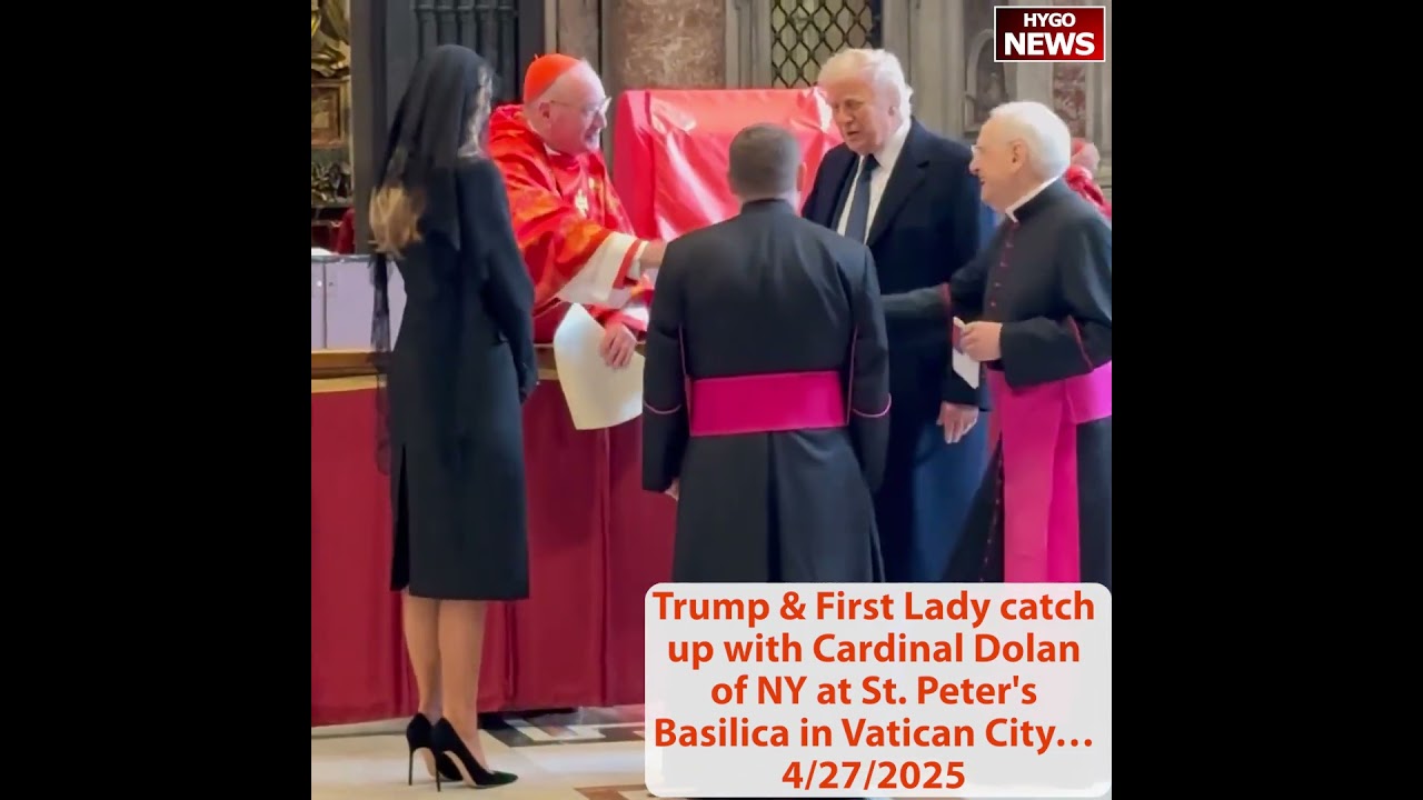 Trump sat down with Zelenskyy, catch up with NY Cardinal Dolan, pay respects to Pope Francis