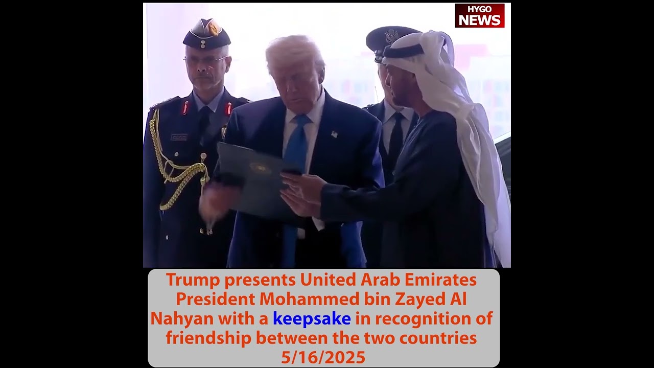 Trump: Gaza we gotta get that taken care of; signs guestbook at Abrahamic Family House; purchase GE