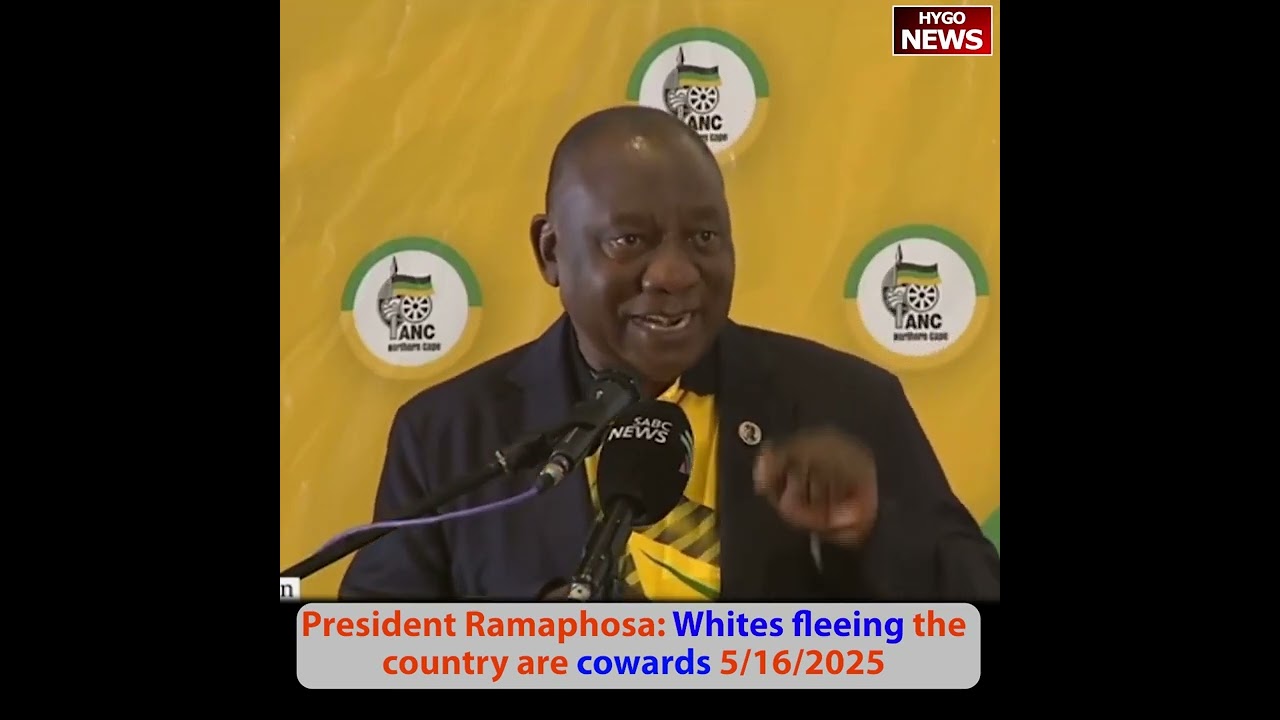 SHERIFF JUDD: She already uglier than mud fence; Ramaphosa: Whites fleeing cowards; asleep on job