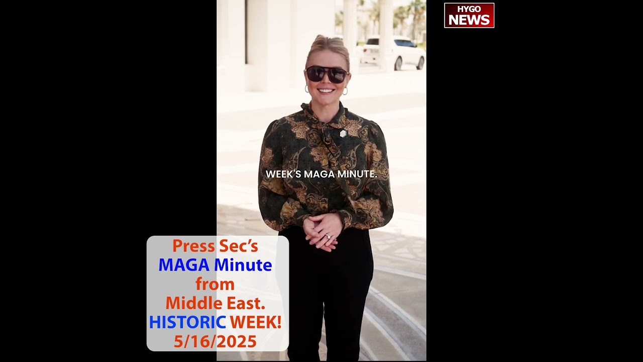 Press Sec MAGA Minute from Middle East. HISTORIC WEEK! Sec Rubio on Russia-Ukraine Holy See involved