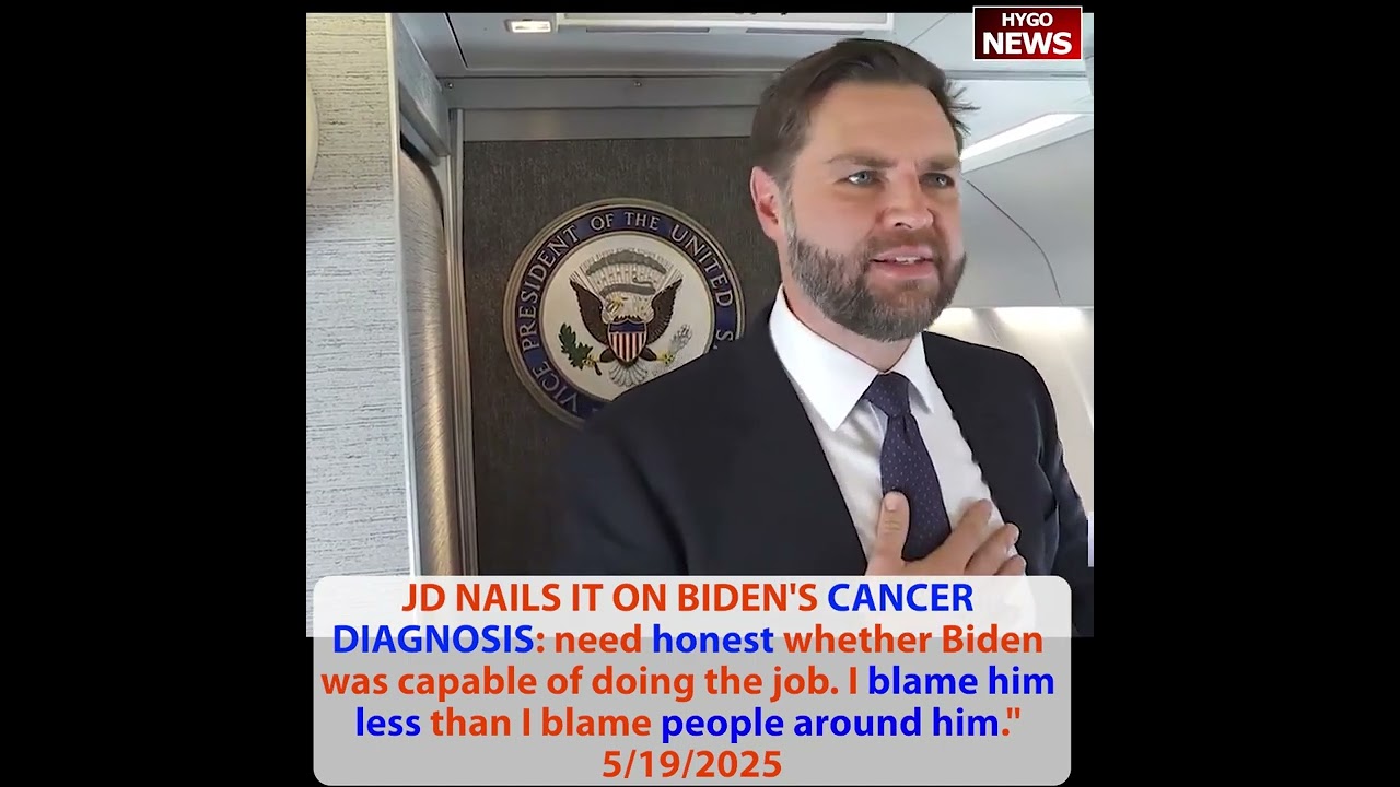 JD ON BIDEN’S CANCER DIAGNOSIS: I blame people around him; Trump & Putin just called for 2 hours