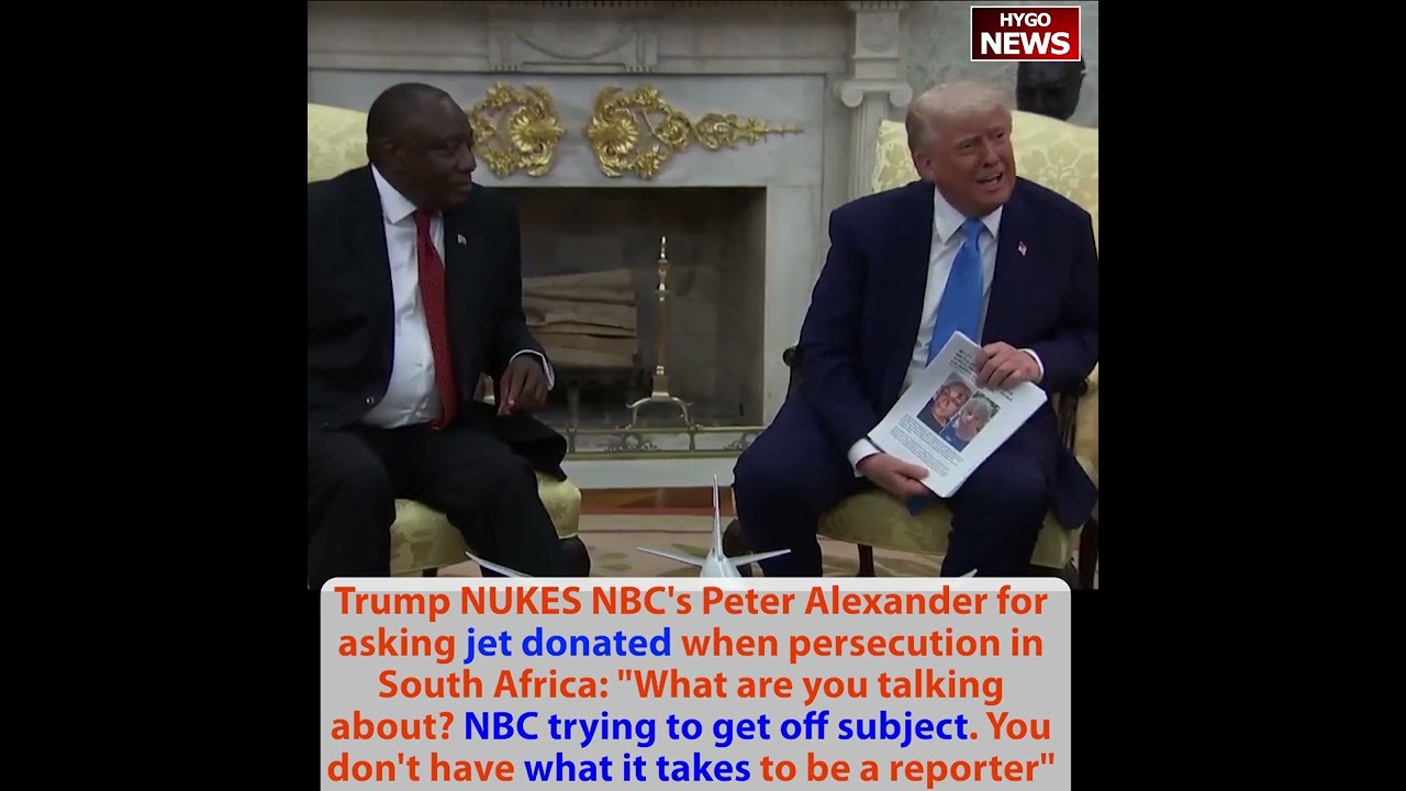 White: constant battle, burn farms down to chase you away; NBC jet donated; Trump shows recent news