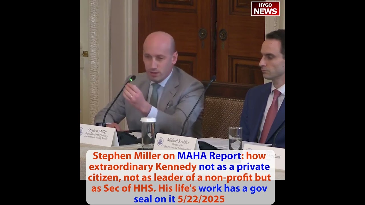 MAHA Report: Kennedy not as private citizen, but as Sec of HHS. His life’s work has a gov seal on it