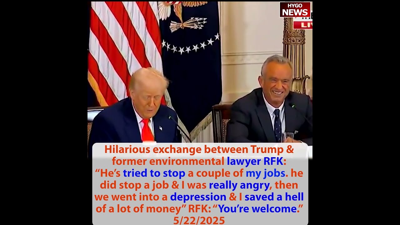 Hilarious exchange between Trump & former env lawyer RFK; RFK: companies now changing ingredients